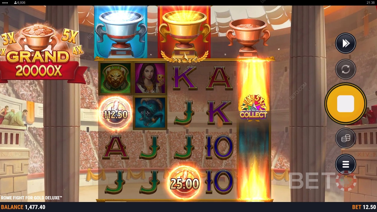 Roma Fight For Gold Deluxe Recensione di BETO Slots