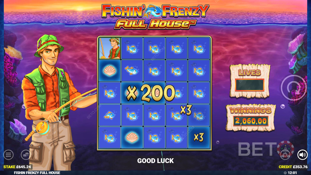 Fishin' Frenzy Full House Gioco Gratuito