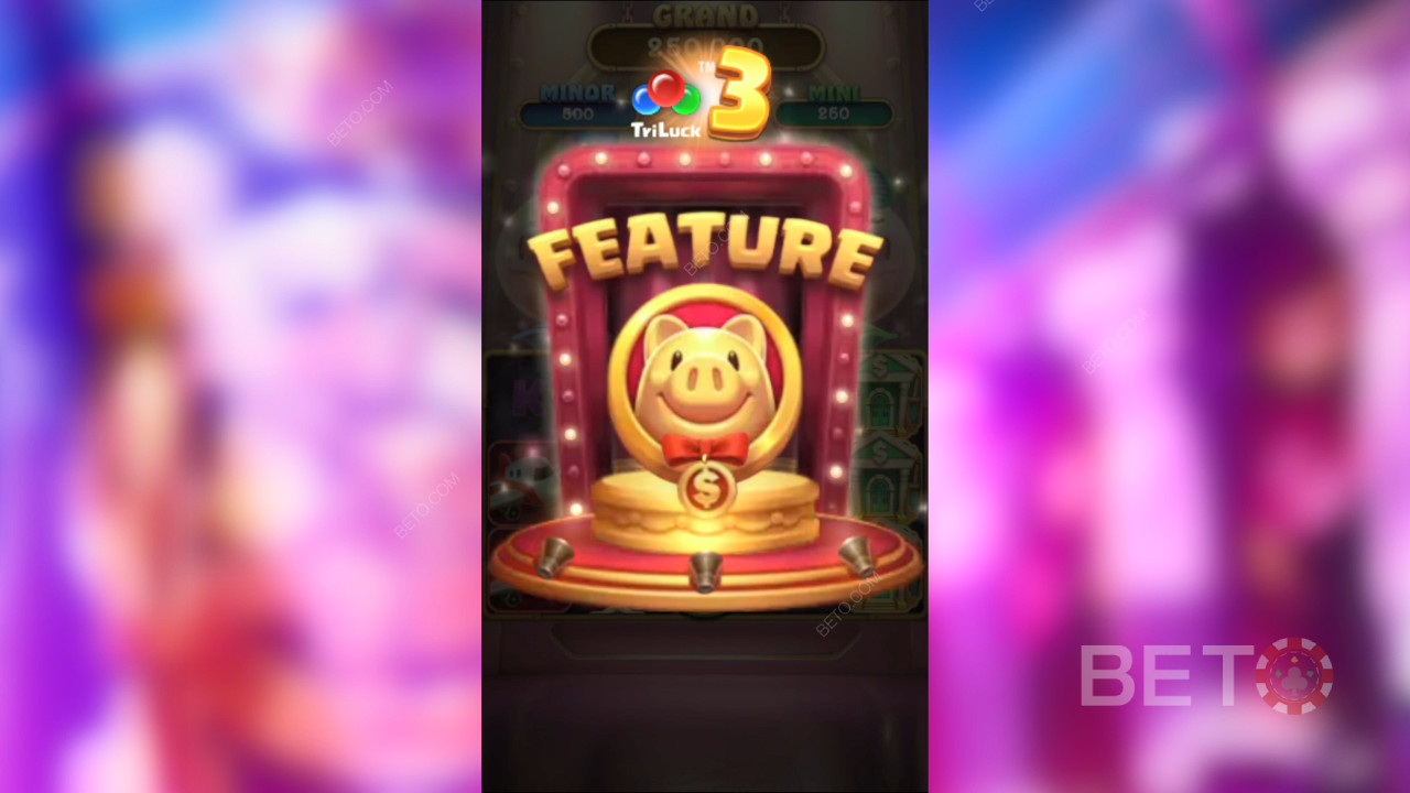 Caratteristiche bonus spiegate in 3 Lucky Piggy di TaDa Gaming