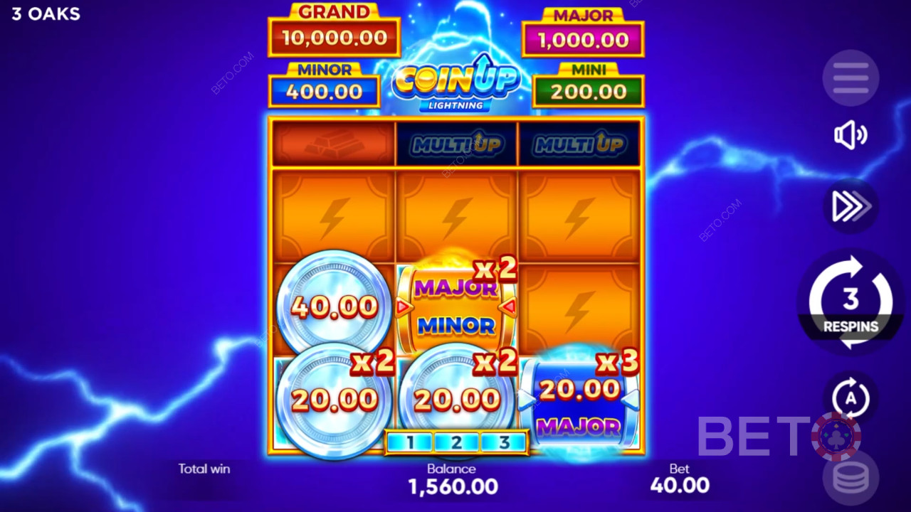 Verdetto per Coin Up: Lightning Online Slot