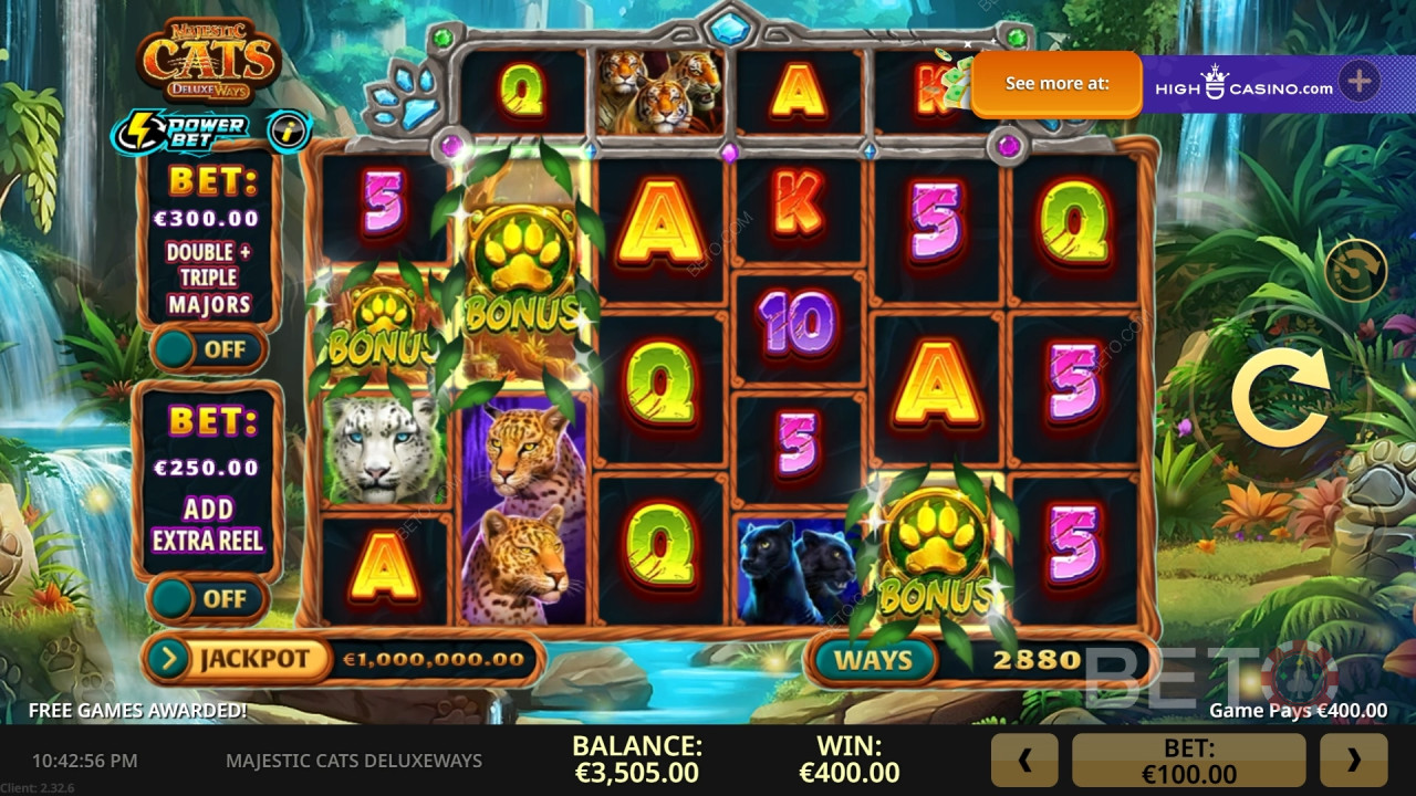 Majestic Cats DeluxeWays Recensione di BETO Slots