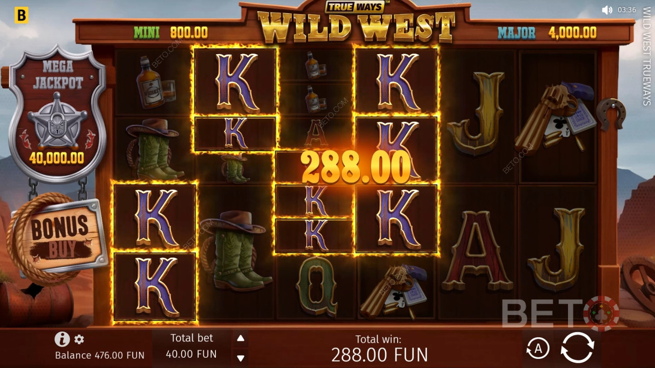 Wild West Trueways Recensione di BETO Slots