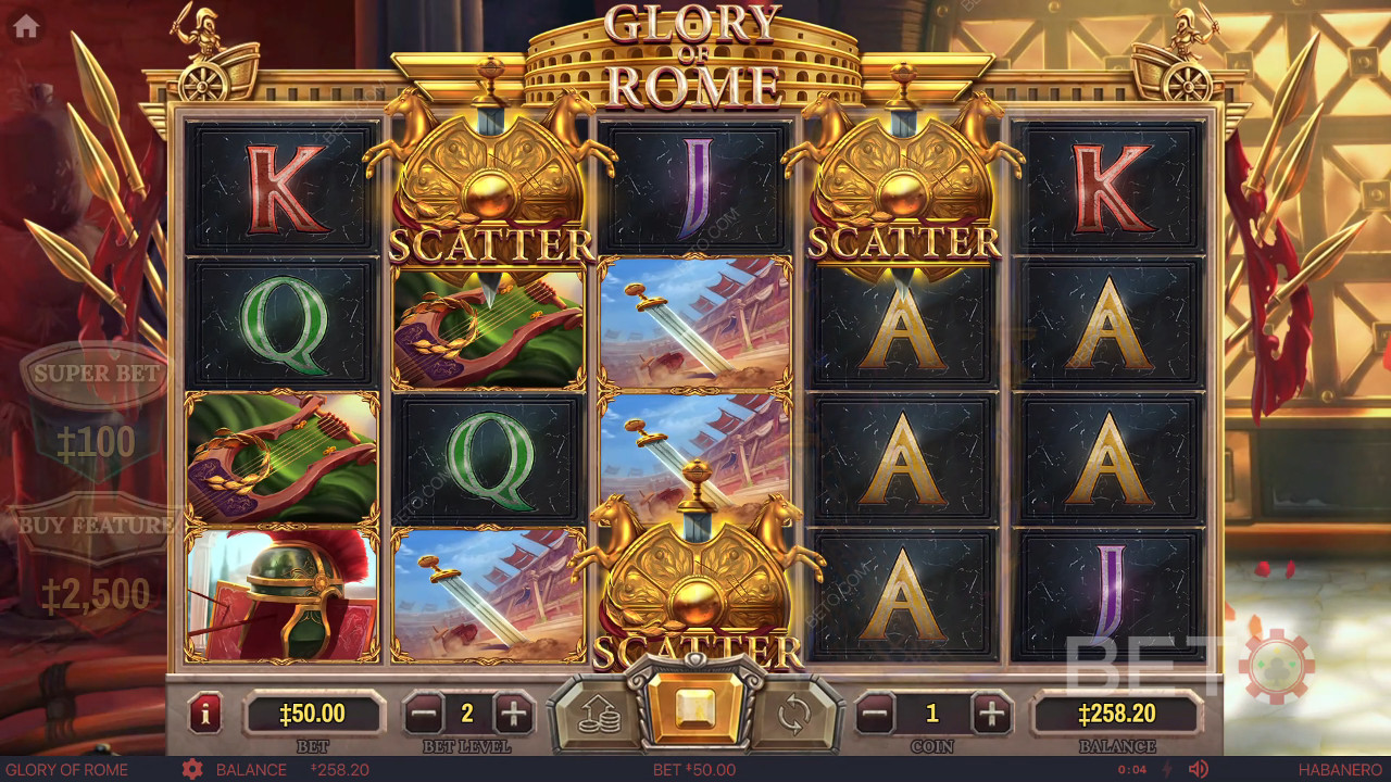 Glory of Rome Recensione da BETO Slots