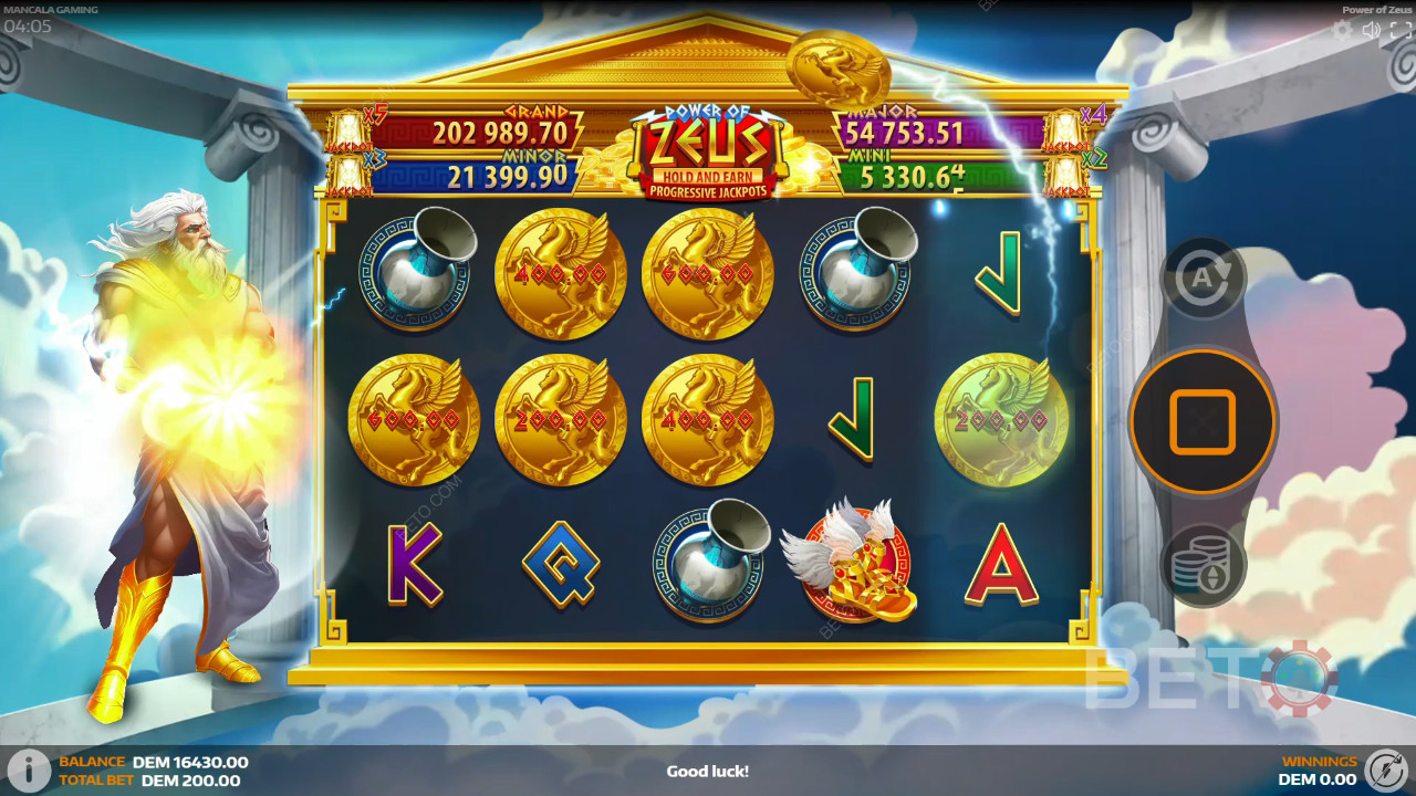 Recensione di Power of Zeus da parte di BETO Slots