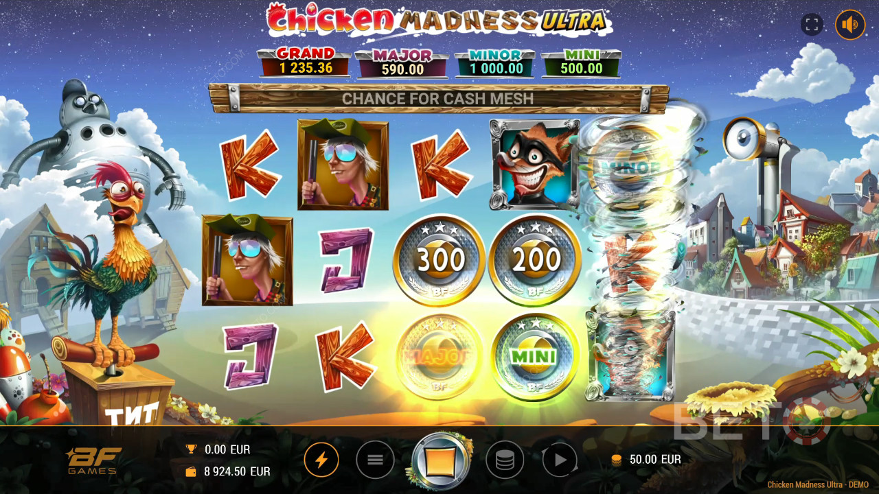 Chicken Madness Ultra Recensione di BETO Slots
