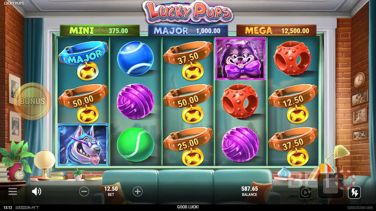 Recensione di Lucky Pups da parte di BETO Slots