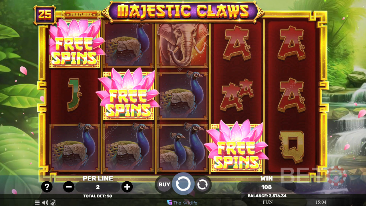Majestic Claws Recensione di BETO Slots