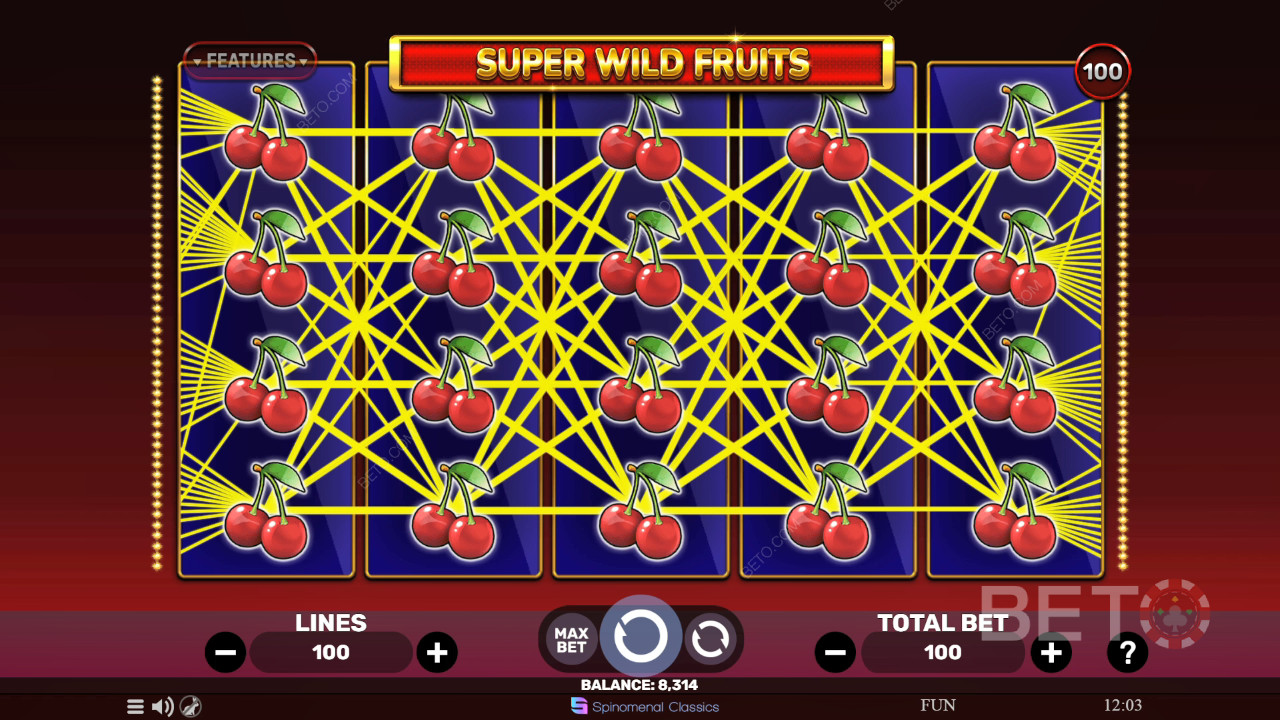 Super Wild Fruits Recensione di BETO Slots