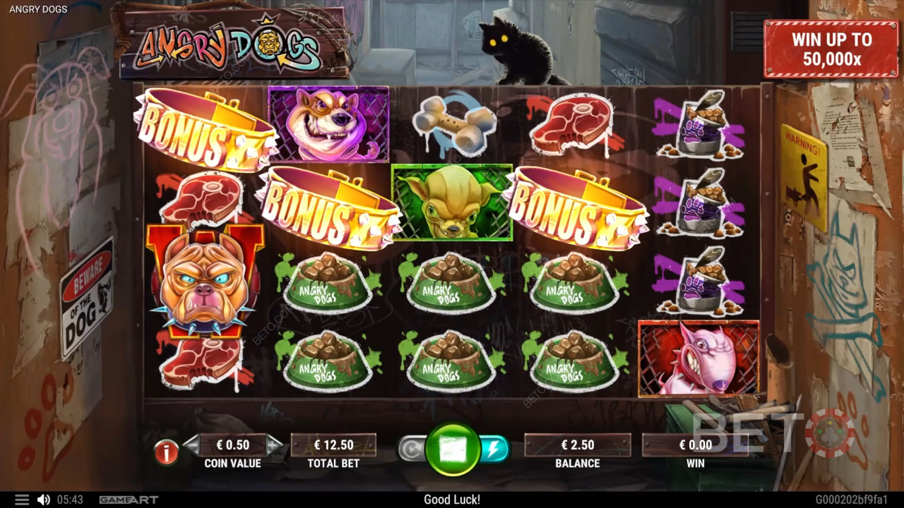 Angry Dogs Recensione di BETO Slots