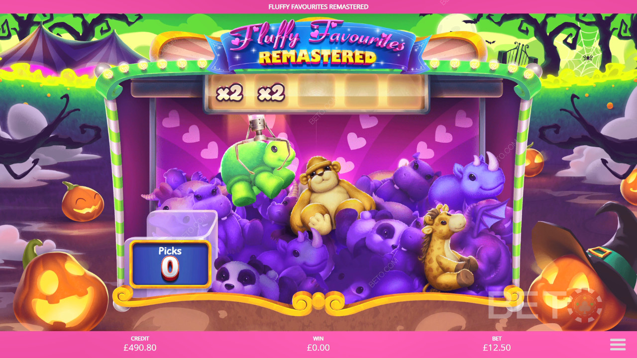 Le funzioni bonus spiegate in Fluffy Favourites Remastered da Eyecon