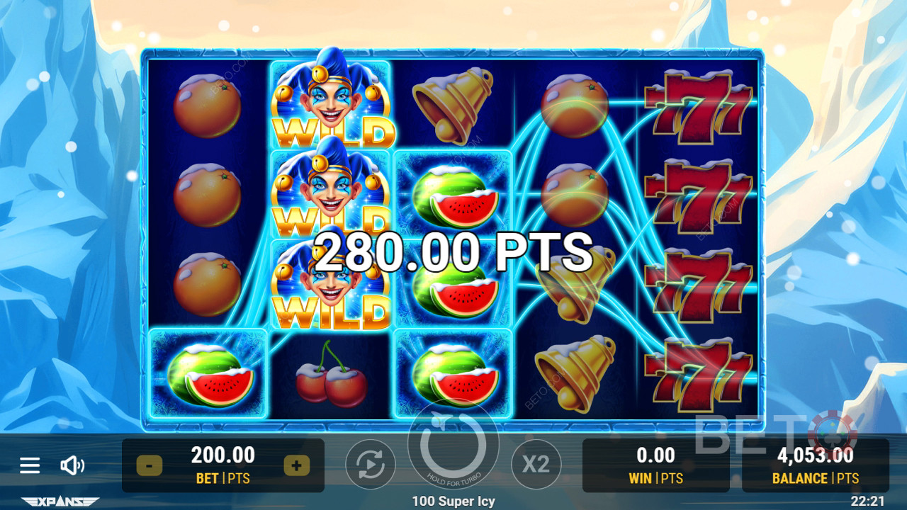 100 Super Icy Recensione di BETO Slots