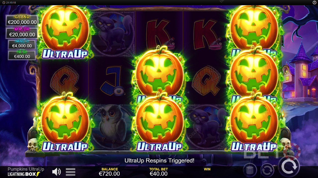 Recensione di Pumpkins UltraUp da parte di BETO Slots