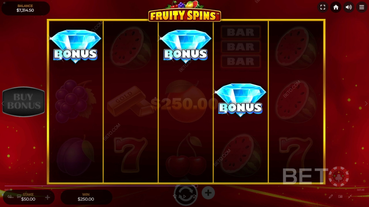 Recensione di Fruity Spins da parte di BETO Slots