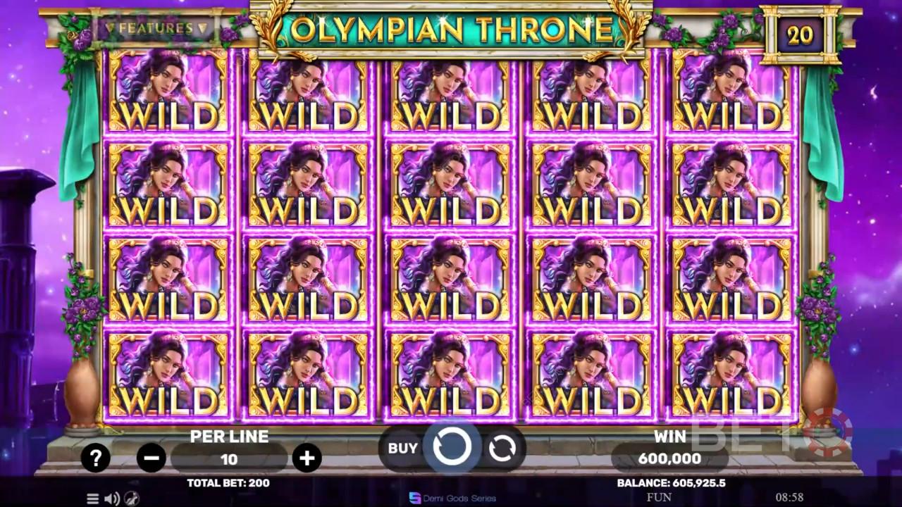 Recensione di Olympian Throne da parte di BETO Slots