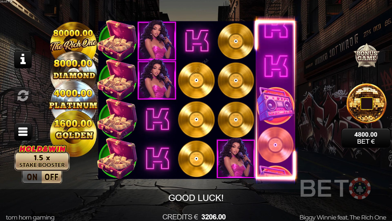 Biggy Winnie feat. The Rich One Recensione di BETO Slots