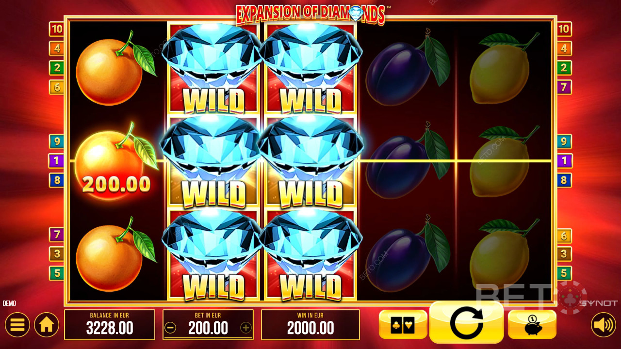 Expansion of Diamonds Recensione di BETO Slots
