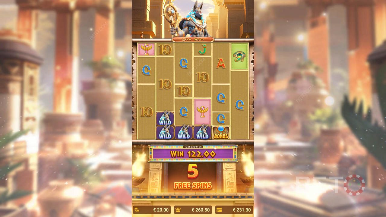 Come giocare a Secrets of Anubis di Spadegaming