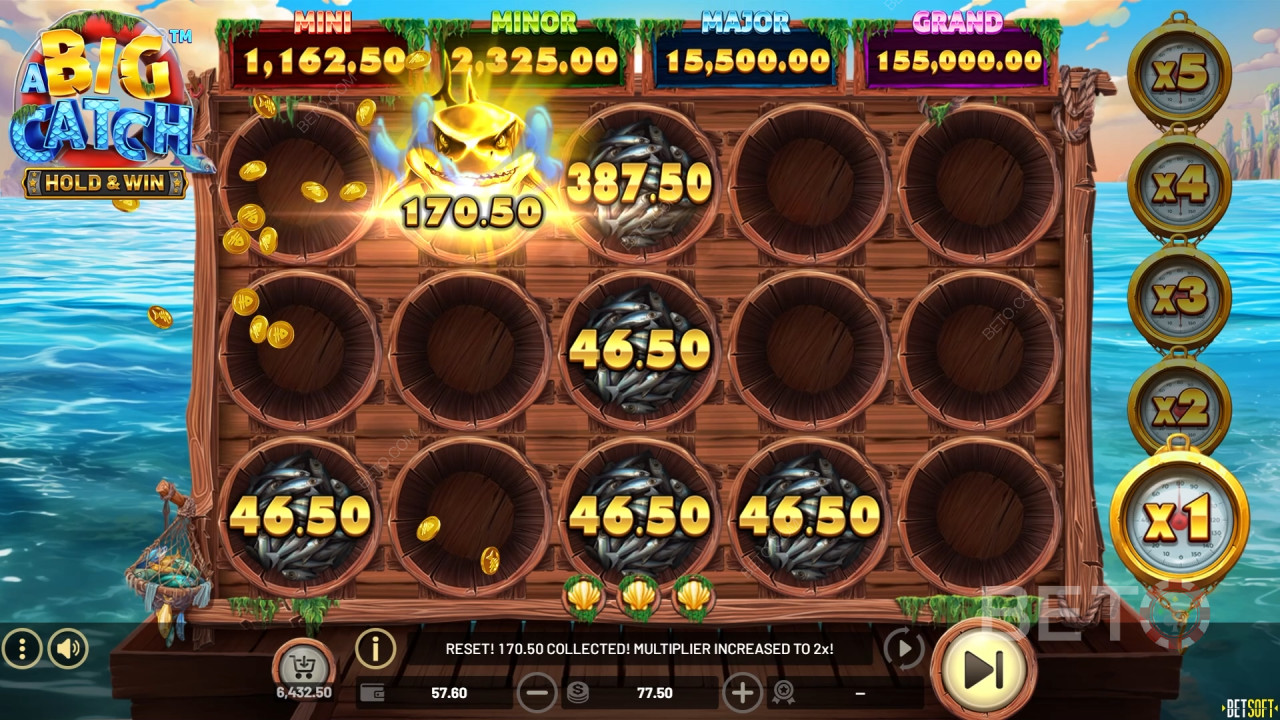 A Big Catch - Hold & Win Recensione di BETO Slots