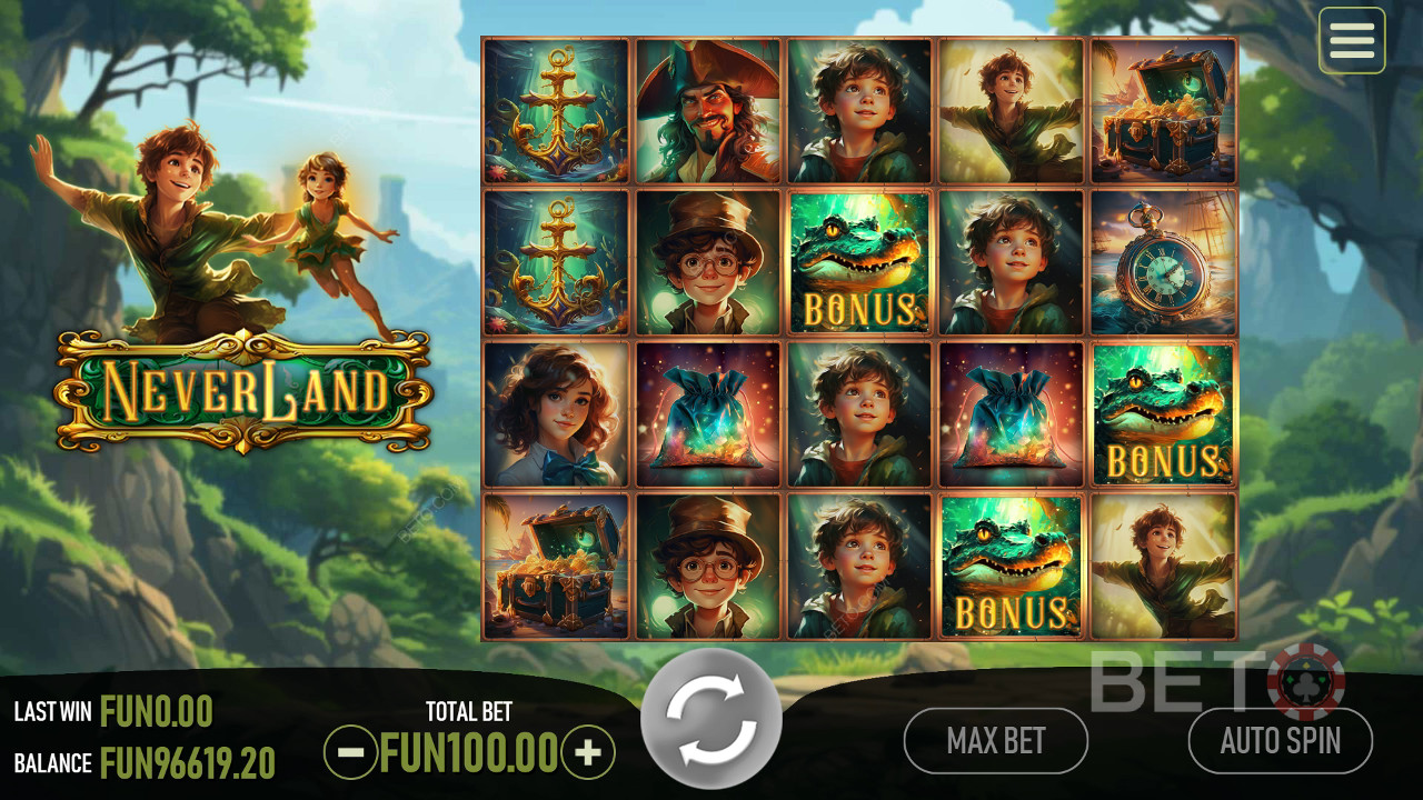 Neverland Recensione di BETO Slots