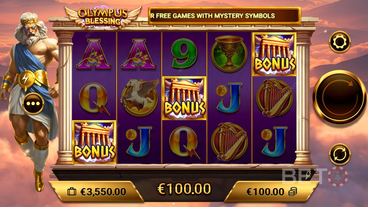 Olympus Blessing Recensione da BETO Slots