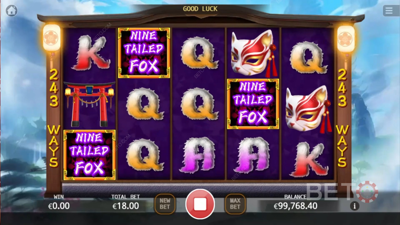 Recensione di Nine Tailed Fox da parte di BETO Slots
