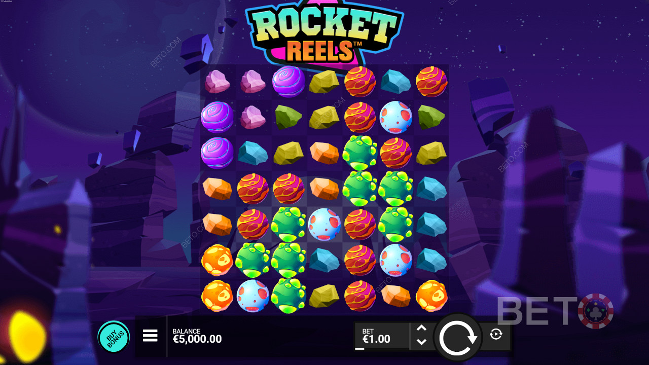 Slot a grappoli Rocket Reels di Hacksaw Gaming