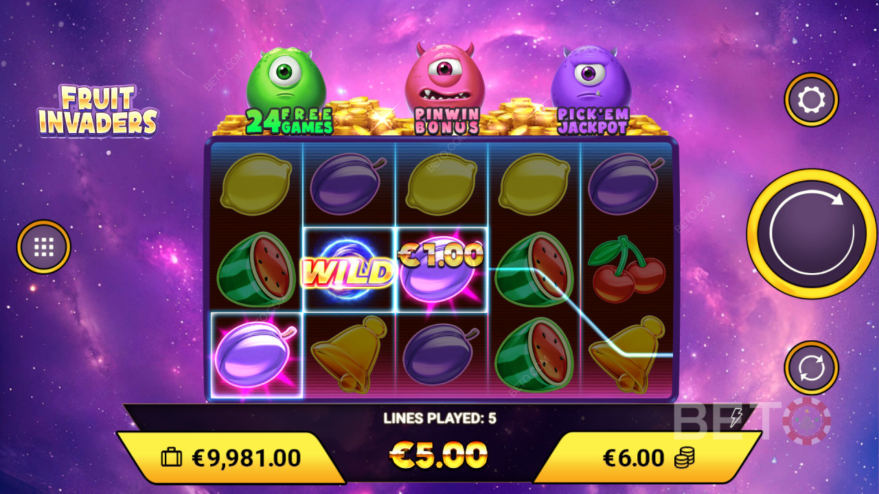 Come giocare a Fruit Invaders di Amigo Gaming