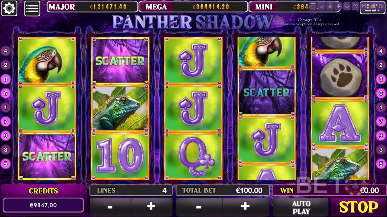 Panther Shadow Recensione di BETO Slots