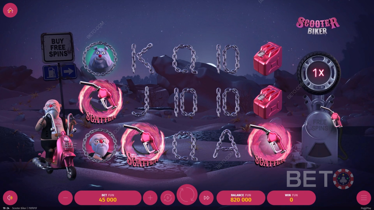 Scooter Biker Recensione di BETO Slots