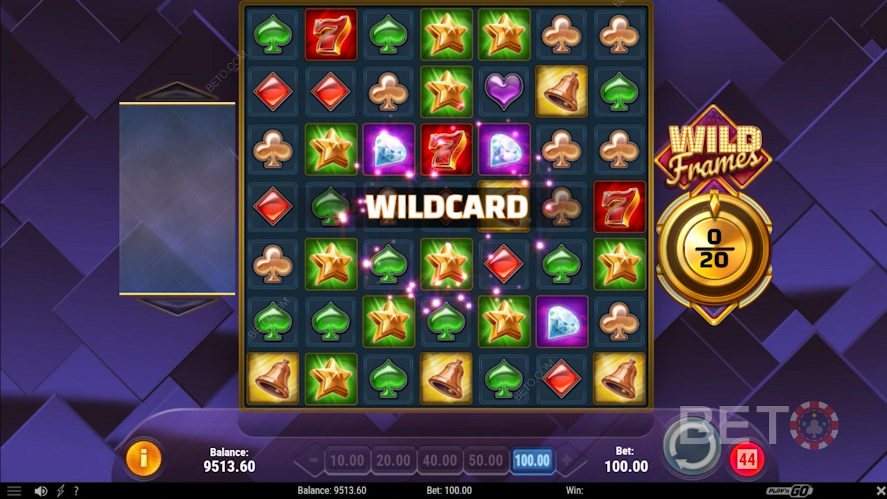 Bonus jolly nella slot online Wild Frames