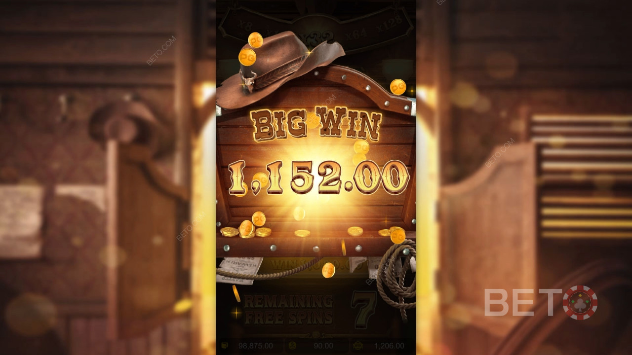 Vinci 5.000x la tua puntata nella slot online Wild Bounty Showdown!