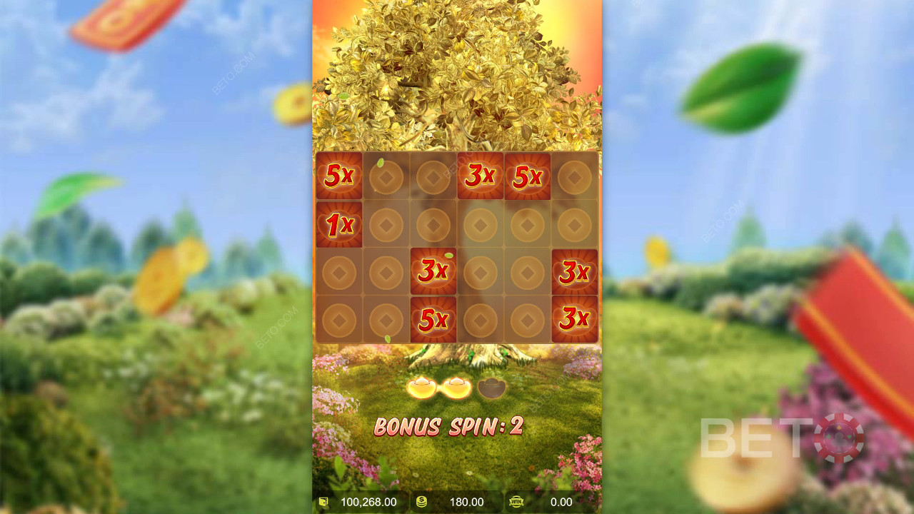 Vinci 1.513x la tua puntata nella slot online Prosperity Fortune Tree!