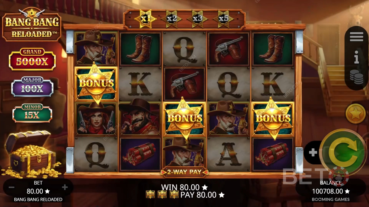 Bang Bang Reloaded Recensione di BETO Slots