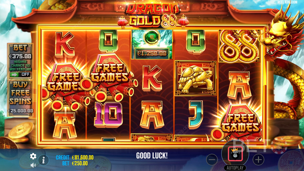 Dragon Gold 88 Recensione di BETO Slots