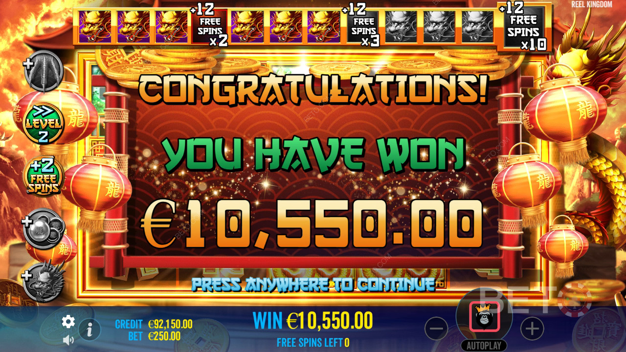 Le funzioni bonus spiegate in Dragon Gold 88 da Reel Kingdom