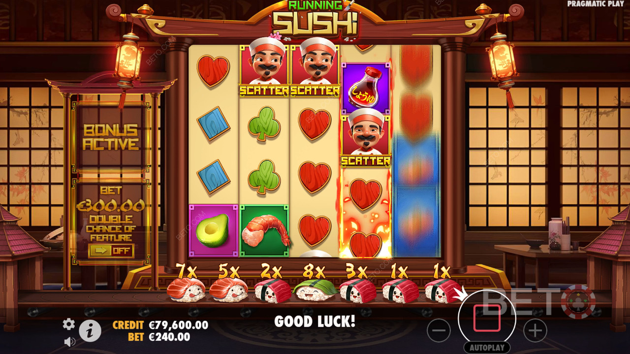 Recensione di Running Sushi da parte di BETO Slots