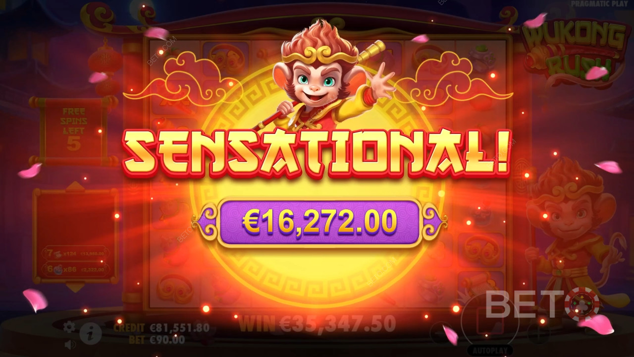 Monkey King Rush Recensione di BETO Slots