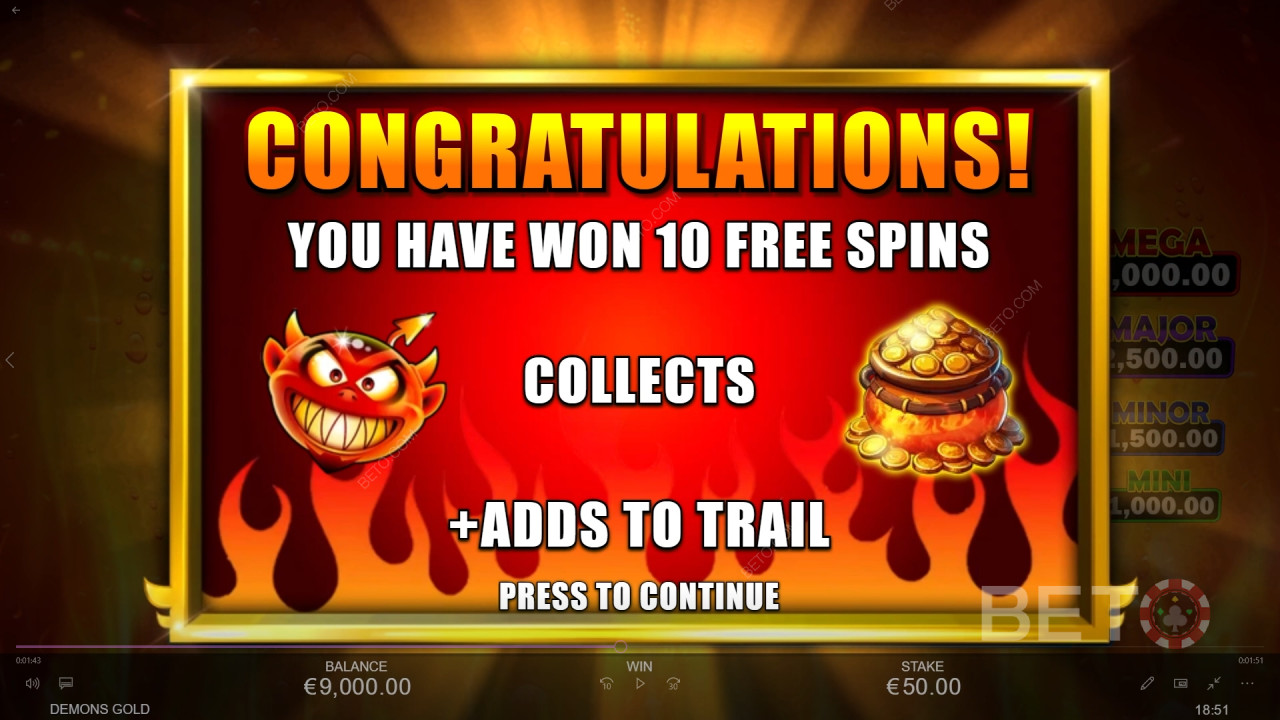 Le caratteristiche dei bonus spiegate in Demon