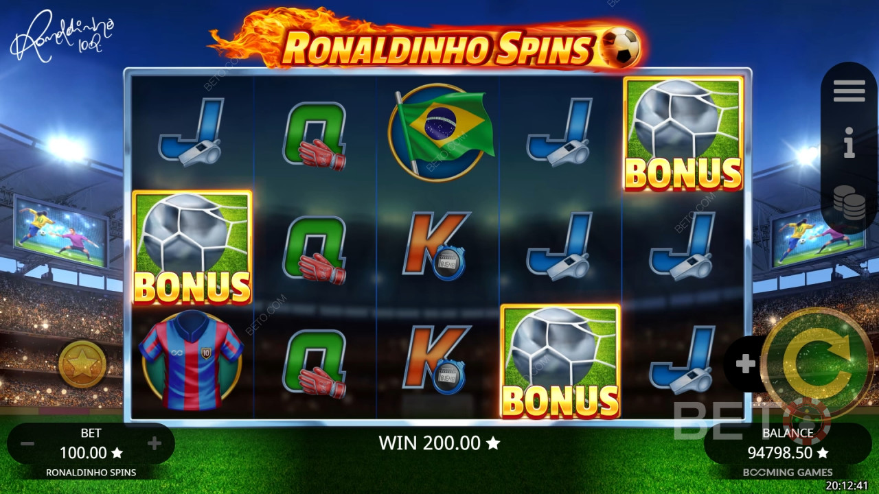Ronaldinho Spins Recensione di BETO Slots