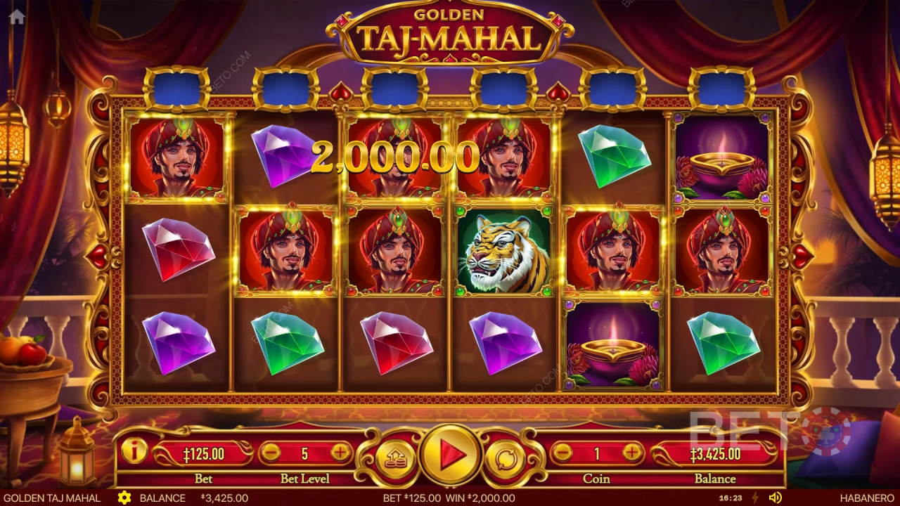 Recensione di Golden Taj Mahal da parte di BETO Slots