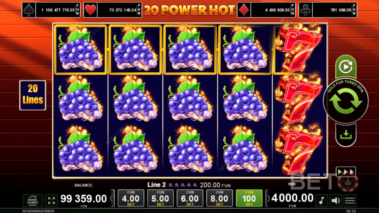 20 Power Hot Recensione di BETO Slots