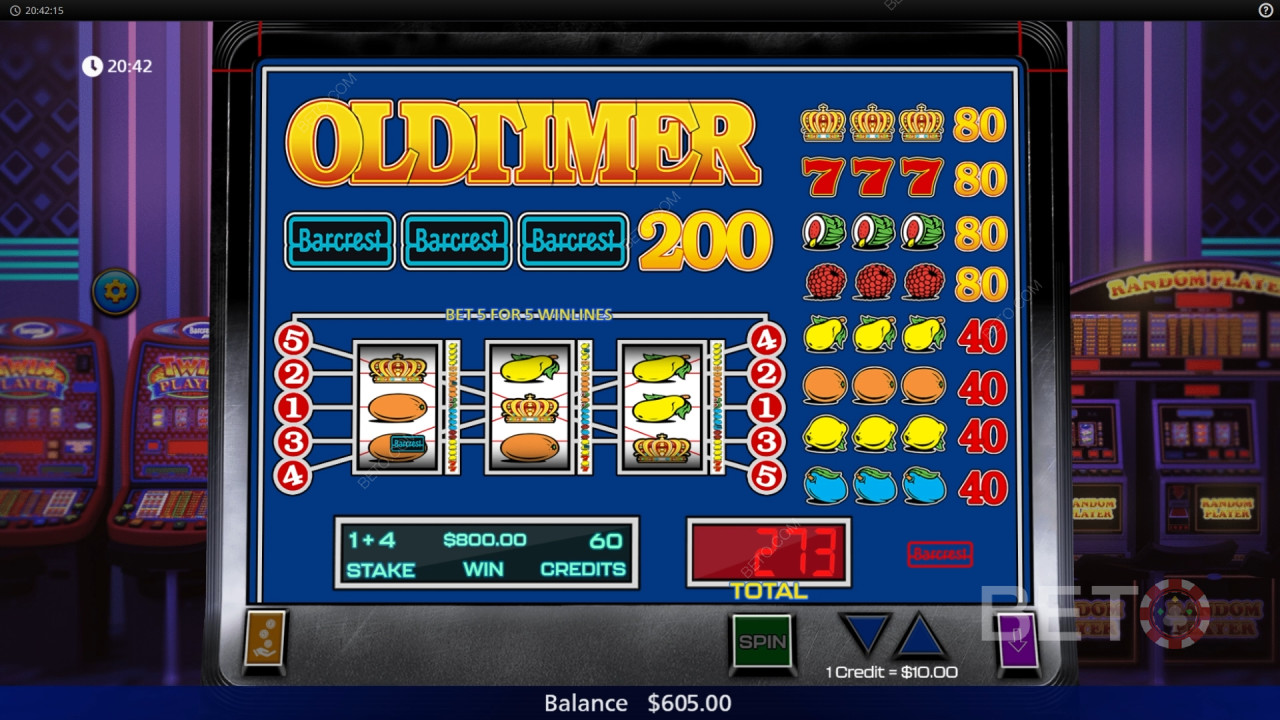 Oldtimer Recensione da BETO Slots