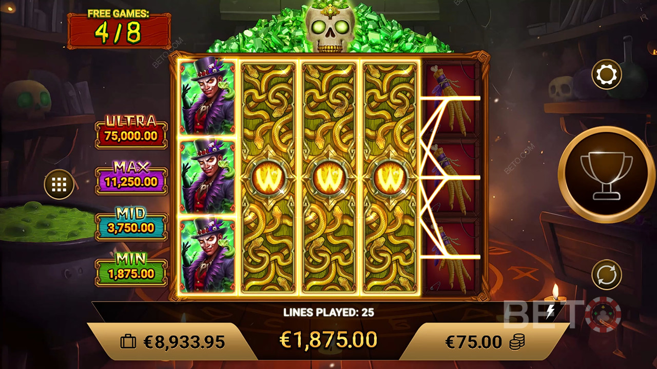 Voodoo Charms Recensione di BETO Slots