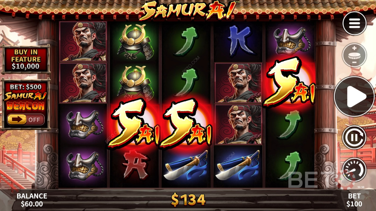 Samur.A.I Recensione di BETO Slots