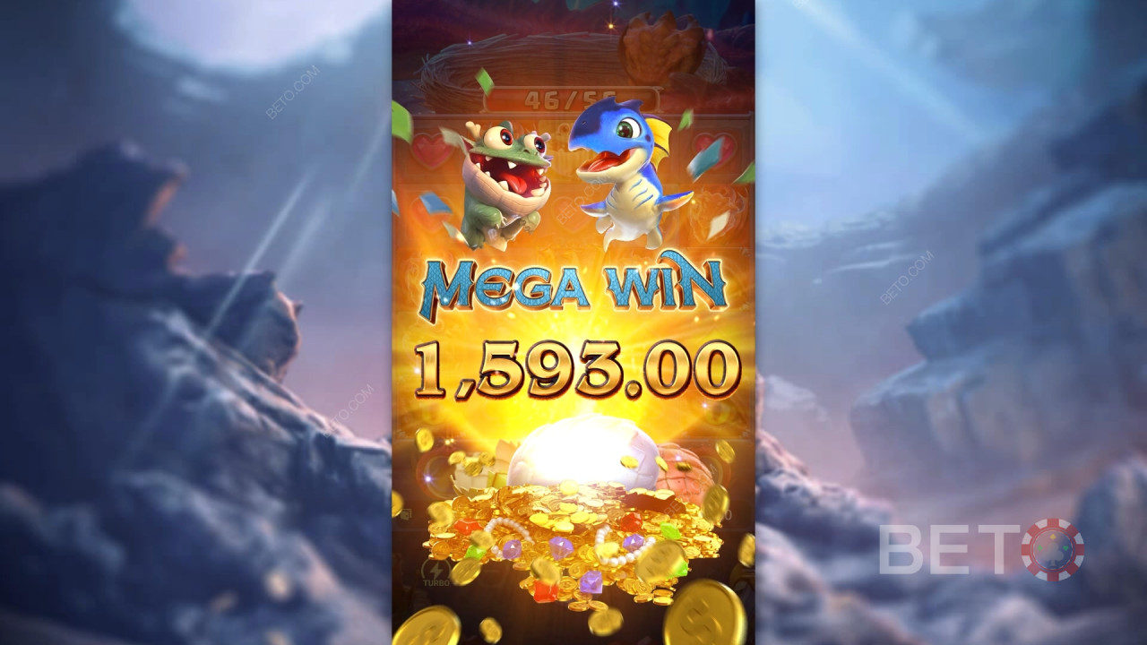Vinci 2.500x la tua puntata nella slot online Dragon Hatch 2!