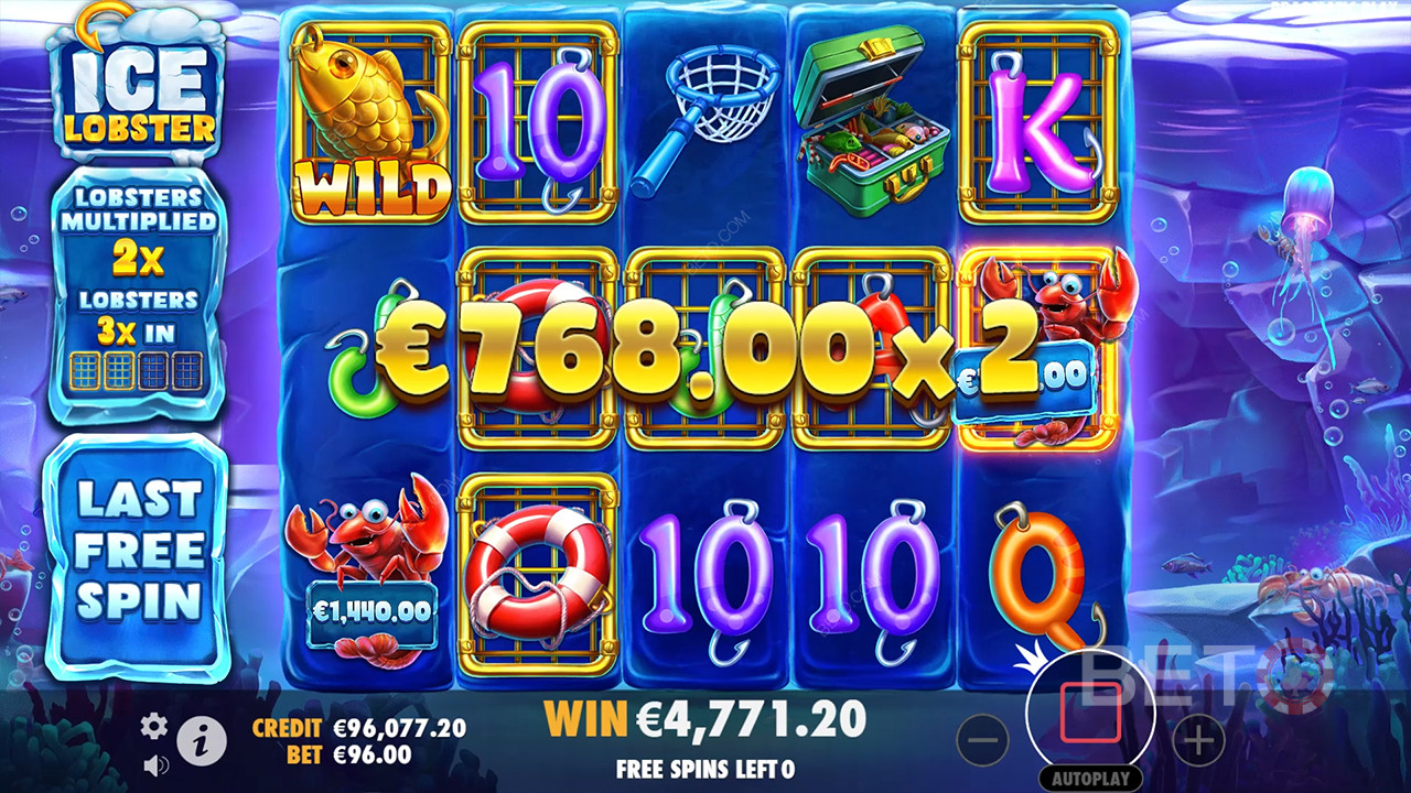Recensione di Ice Lobster da parte di BETO Slots