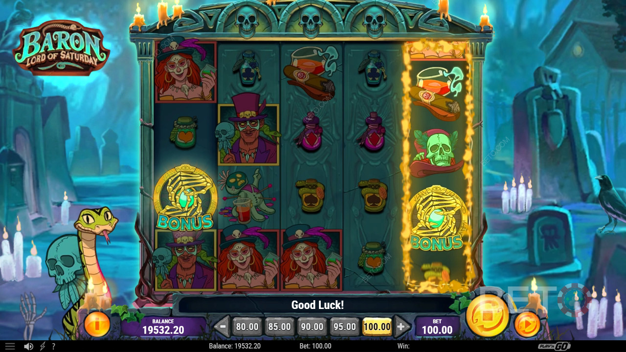 Barone Signore del Sabato Recensione di BETO Slots