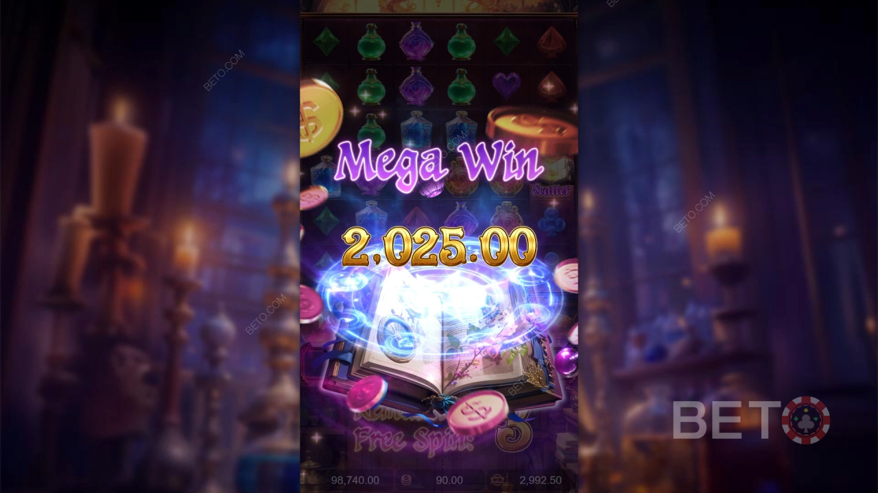Vinci 10.000x la tua puntata nella slot Mystic Potion!