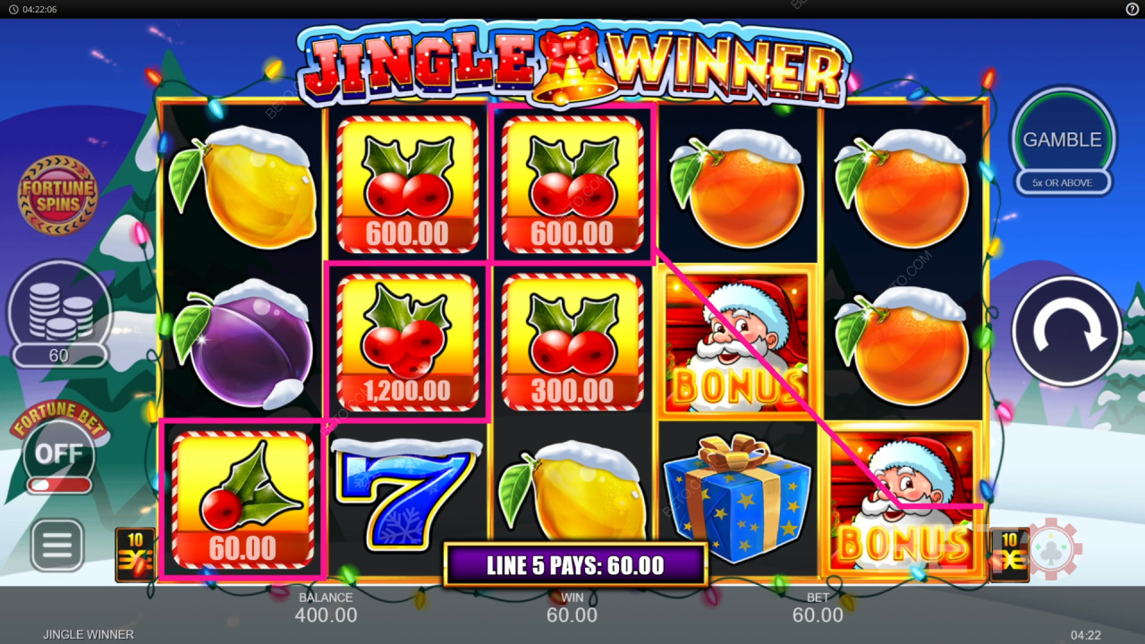 Come giocare a Jingle Winner di Inspired Gaming