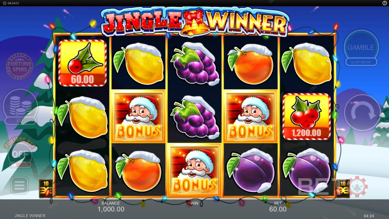 Jingle Winner Recensione di BETO Slots